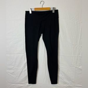 Lululemon 28” Mid Rise Black Leggings Sz 10